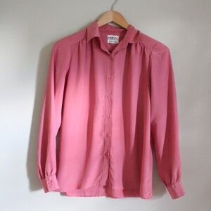 Pink Silk Blouse